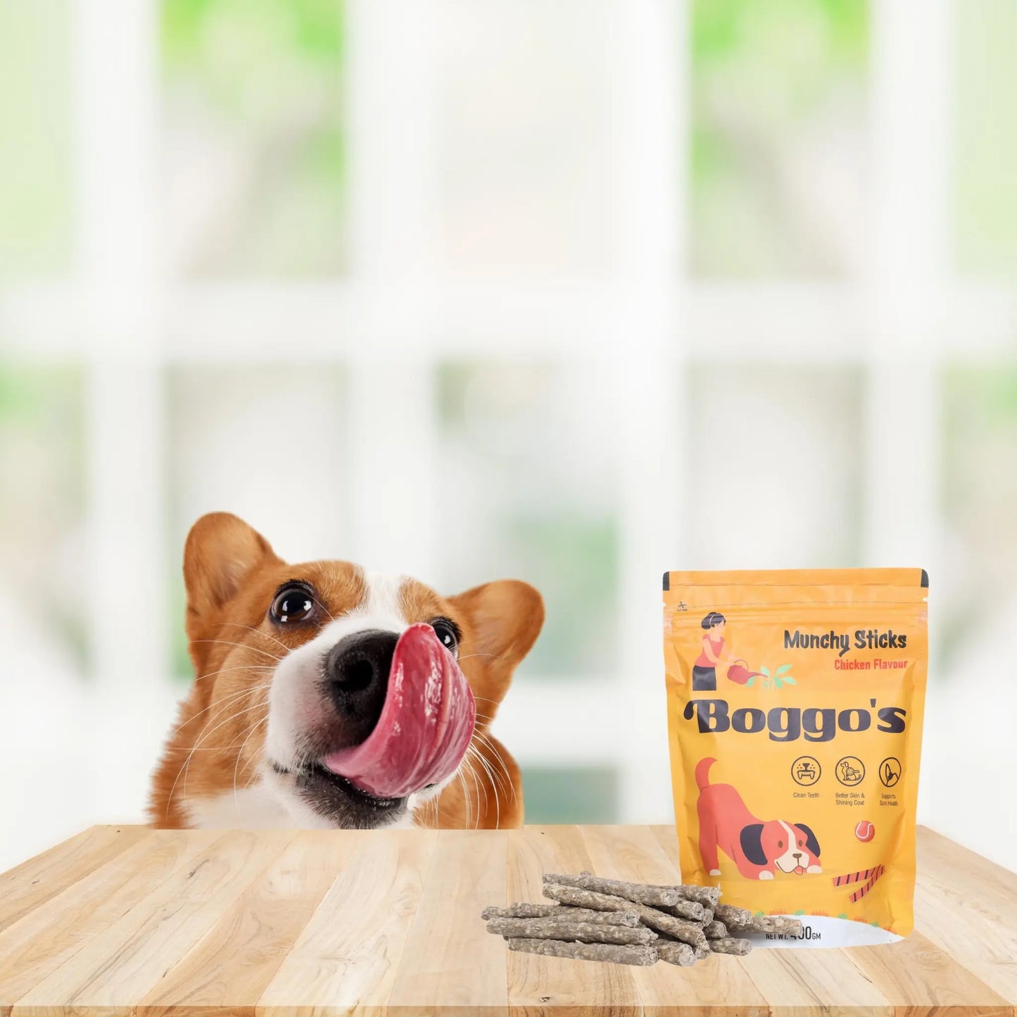 Buy Dog Treats for Chewing – Boggos Munchy Sticks for Healthy Teeth